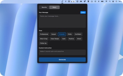 Reword : Rewrite & Reply screenshot 1