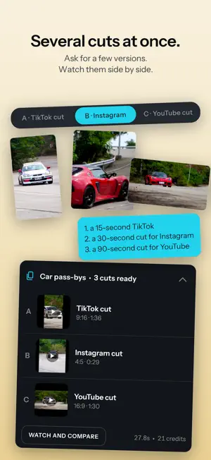Cutaway: Video Editor with AI screenshot 3