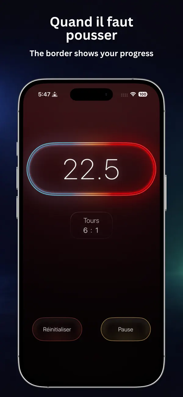 Screenshot #1 pour Minuteur HIIT - RepChime