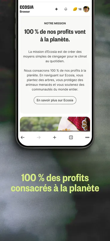 Ecosia : recherchez, plantez screenshot 4 of 6