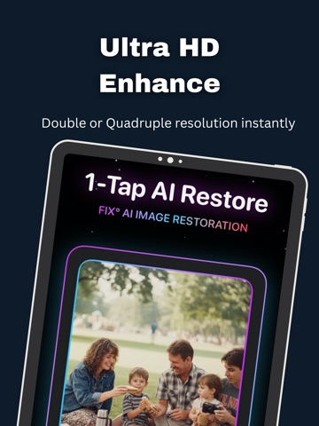 AI FIX°: Restore Old Photos iPad screenshot