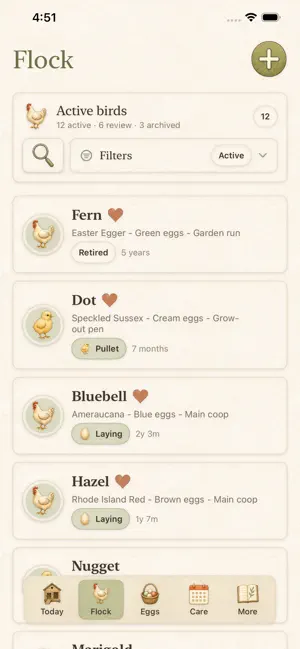 Chicken & Egg Tracker screenshot 2