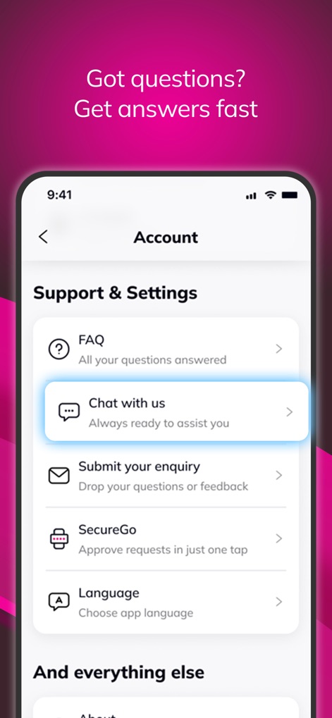 My Astro - This tool provides robust customer support features, offering direct communication channels through "Chat with us" and a straightforward "Submit your enquiry" function.