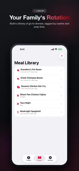 FamilyDinner - Meal Planner screenshot 2