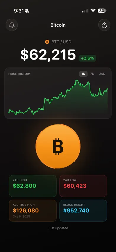 TapBTC screenshot 1