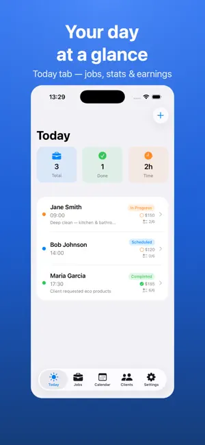 Clean Job Tracker screenshot 1