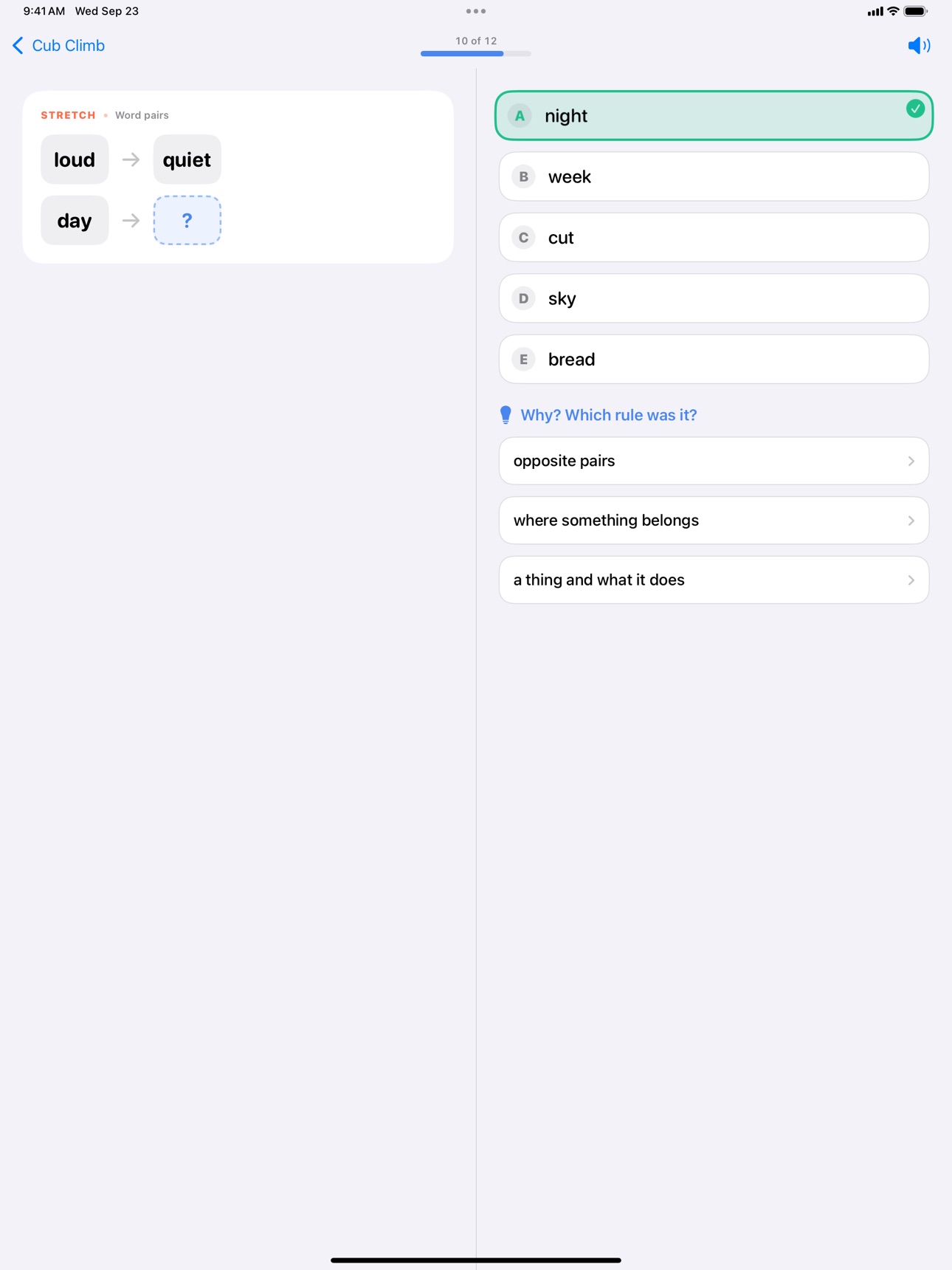 Screenshot 7 of Cub Climb: Gifted Test Prep