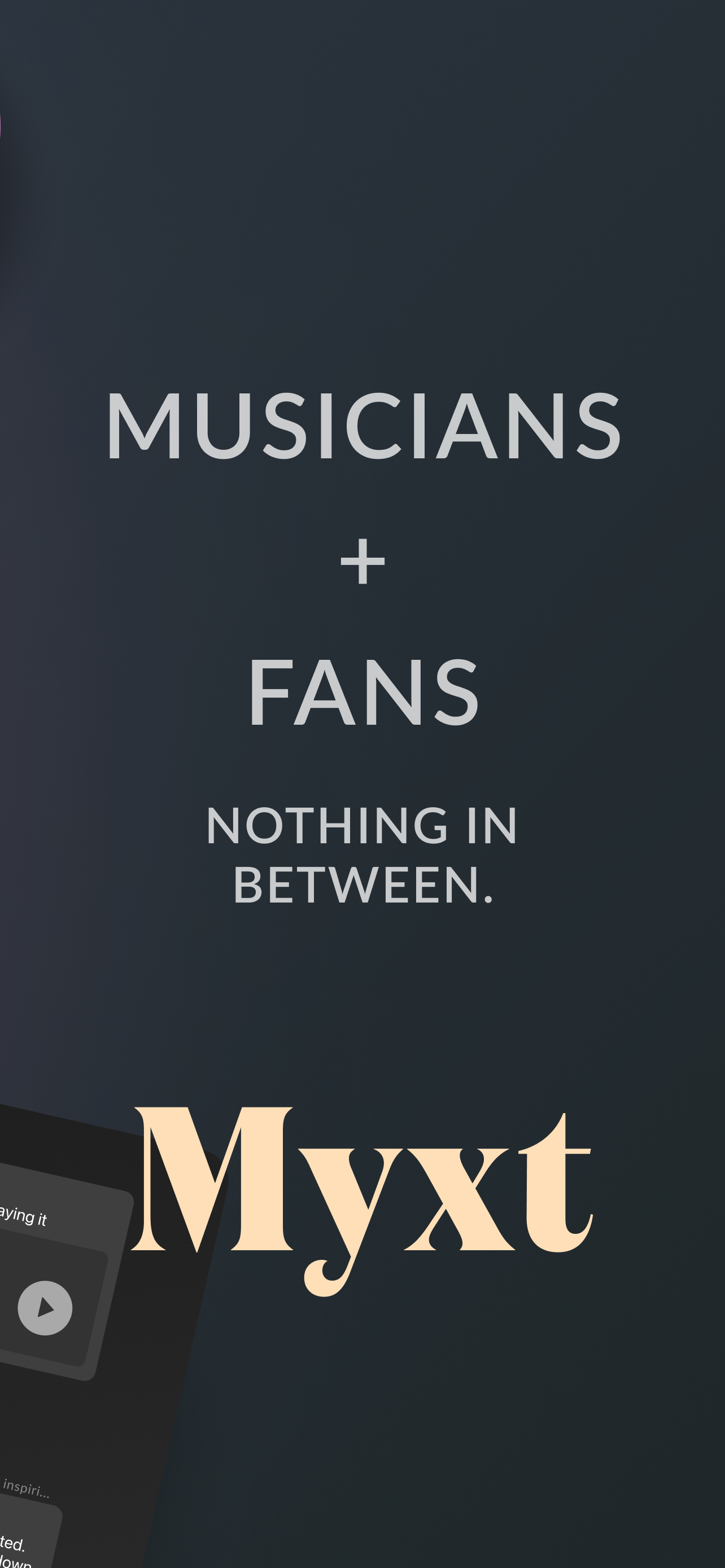 Myxt: Music for Fans