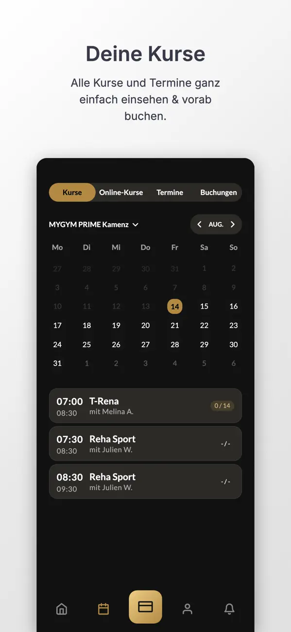 Screenshot #3 pour MYGYM PRIME DE