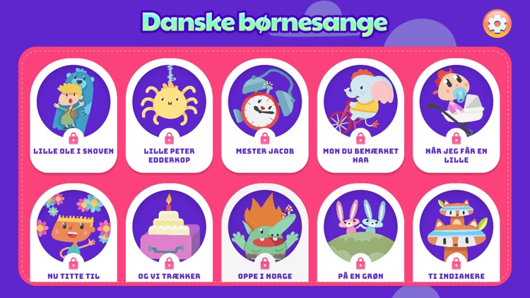 Danske børnesange screenshot-8