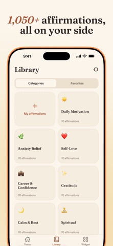Daily Affirmations: Widget Screenshot 2 of 8