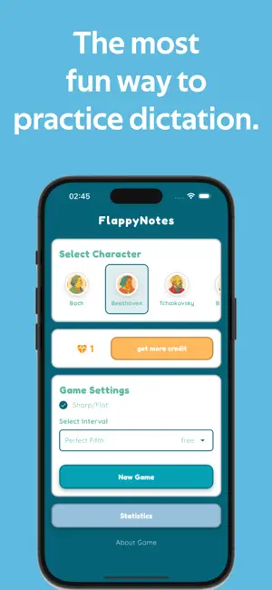 FlappyNotes: Ear Training Game screenshot 3