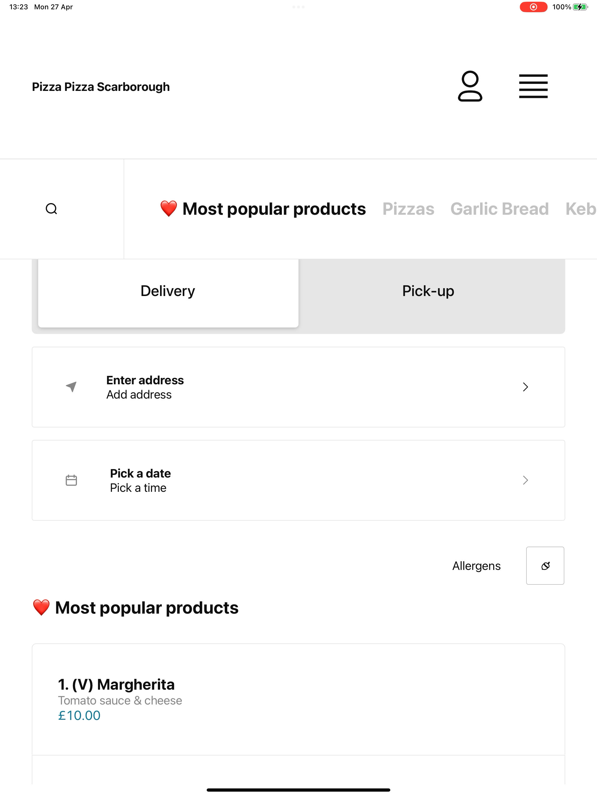 Pizza Pizza Scarborough UK screenshot 7