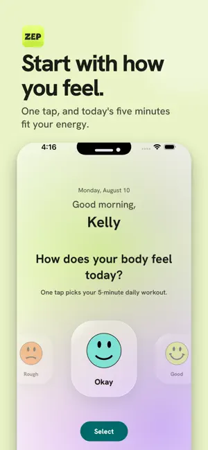 ZepSquat: 5-Min Home Workout screenshot 1