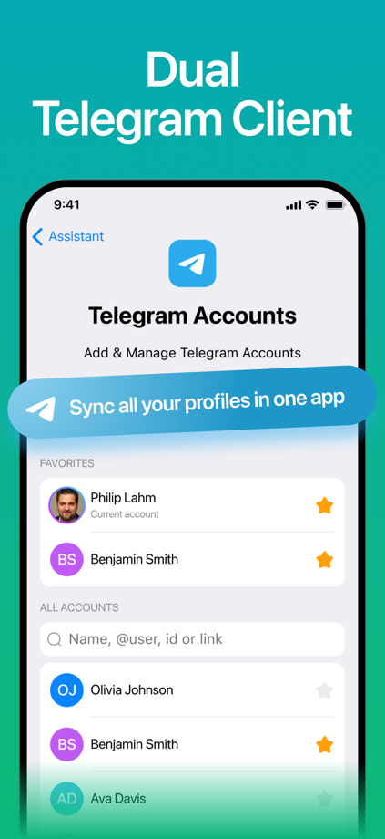 Nicegram: Dual Telegram x AI 的 App Store 截图 2
