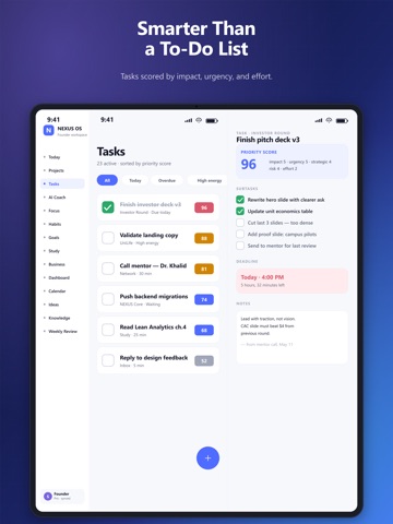 nexusos iPad screenshot