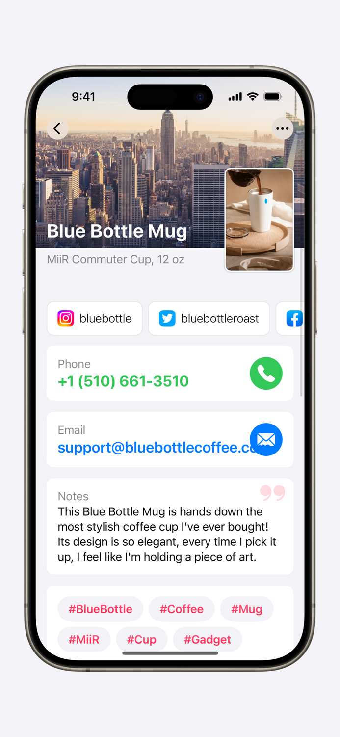 Favs - Save Your Favorites