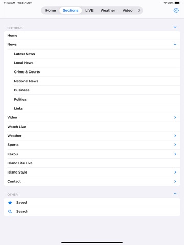 Island News KITV4 iPad screenshot