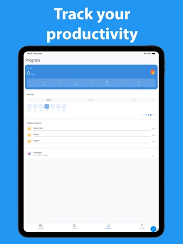 Atom Translate: Learn Words iPad screenshot