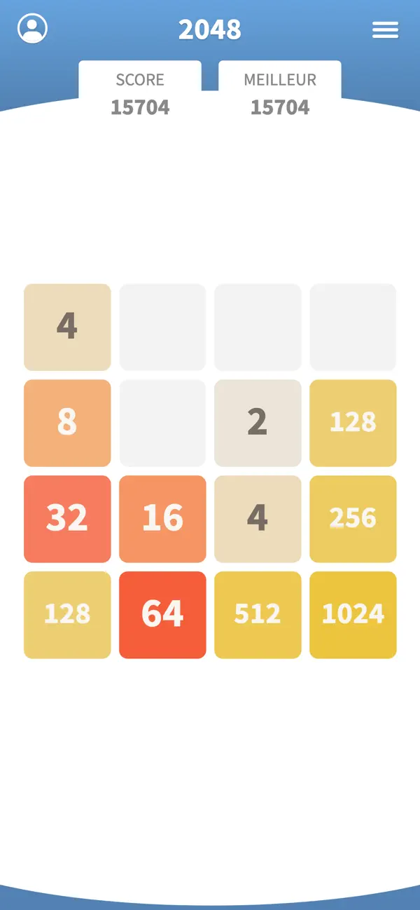 Screenshot #1 pour 2048 Classique