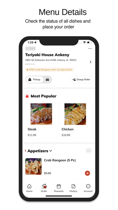Teriyaki House Iowa Screenshot