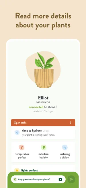 elho plant care Smart Pebble screenshot 4