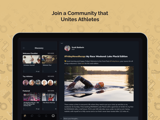 Front Pack iPad screenshot 1 - Social Networking app