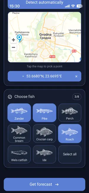 Bite Forecast screenshot 2