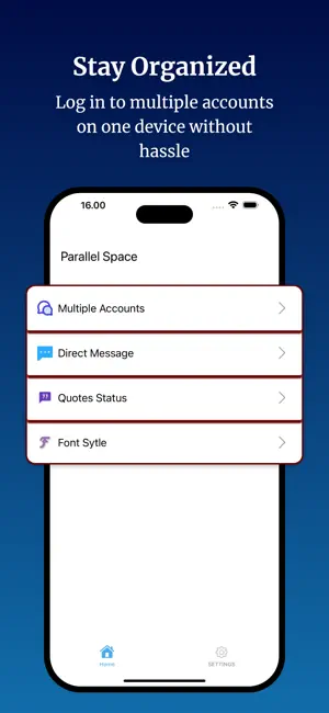 2Accounts: Dual Parallel Space screenshot 1