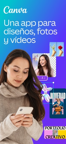 Canva Editor de Fotos y Vídeos App Store preview screenshot 1