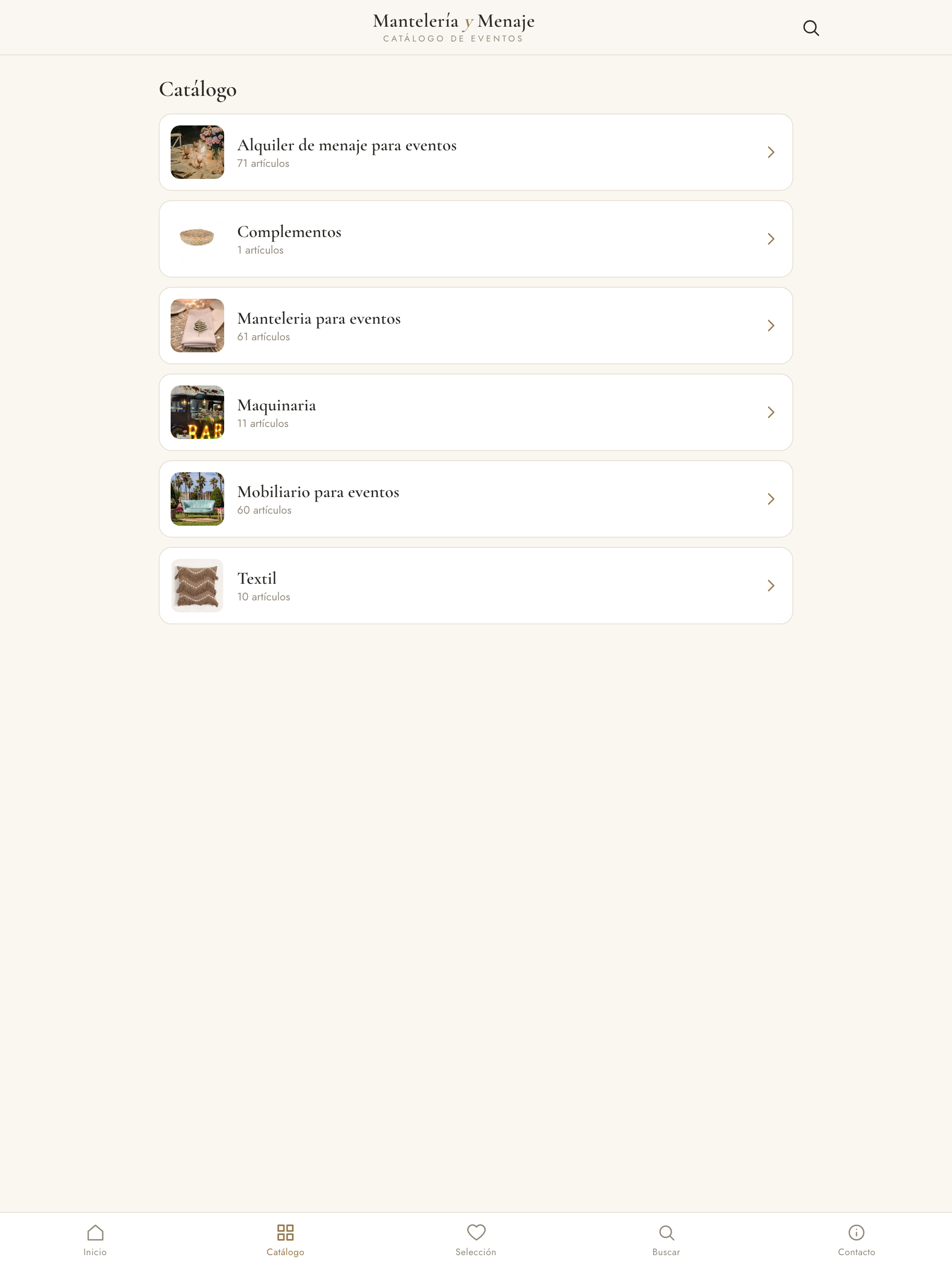 Mantelería y Menaje screenshot 7