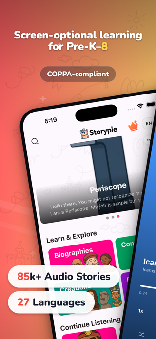 Storypie: Audio Learning Screenshot 1 of 8