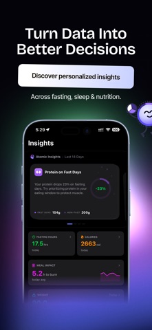 Atomic Fast: Fasting & Diet Screenshot 7 of 10