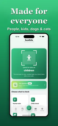 Скриншот Tick Checker & Finder: NoTick на iPhone 6