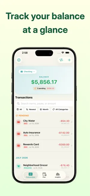 Pocket Register screenshot 2