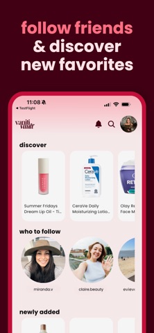 vaniti vault - beauty tracker screenshot