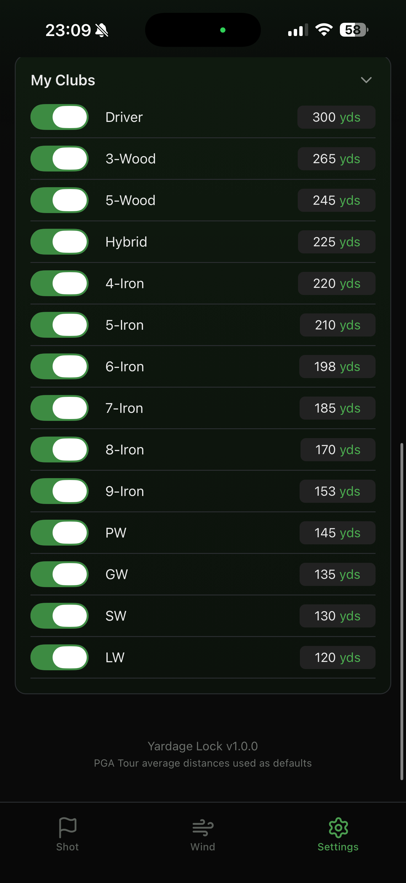 Yardage Lock screenshot 7
