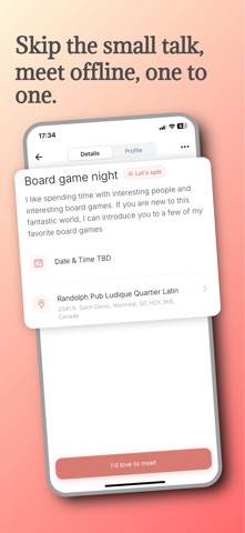 Rendez: Activity First Dating screenshot