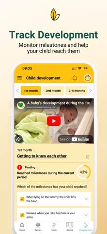Rerai Umntwana parenting app Screenshot 1 of 6