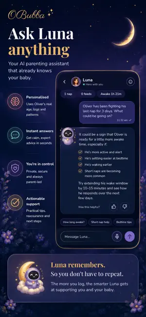 OBubba: Baby Tracker & Sleep screenshot 4