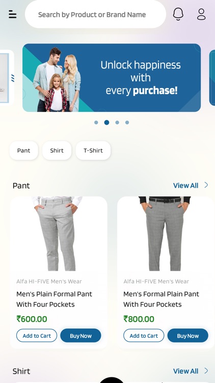 Alfa HI-FIVE Men's Online Shop