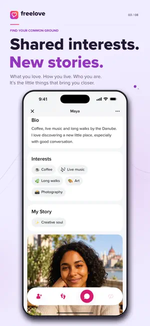 Freelove - Dating, Love & Chat screenshot 3