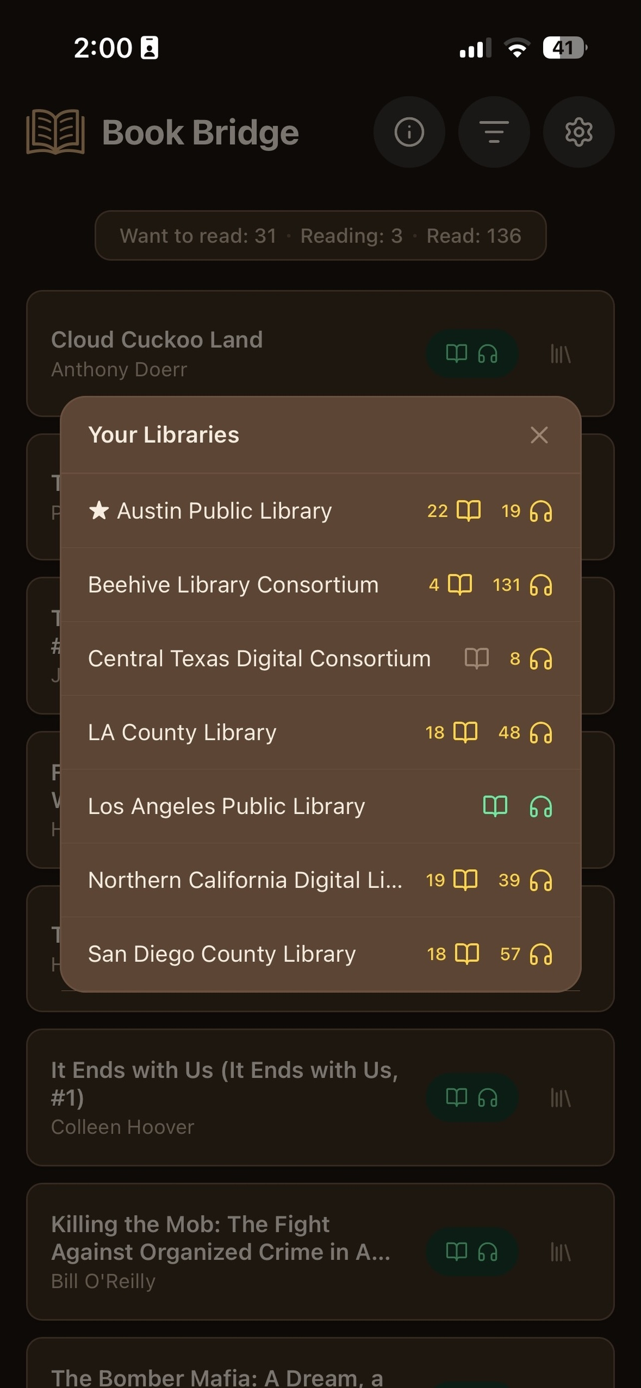 Book Bridge Library Search screenshot 4