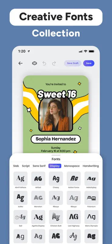 Birthday Invitation Maker ° screenshot 6 of 8