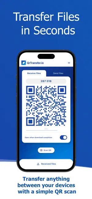 QrTransfer.io screenshot 1