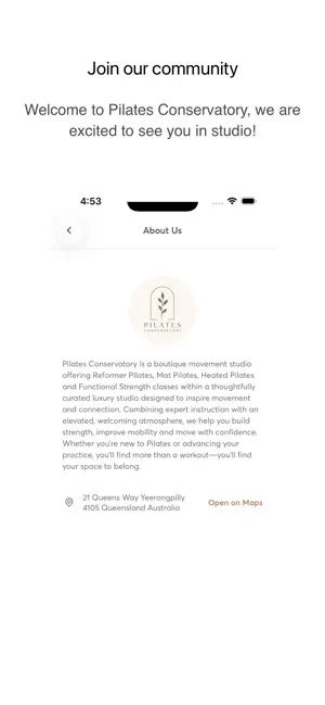 Pilates Conservatory screenshot 2