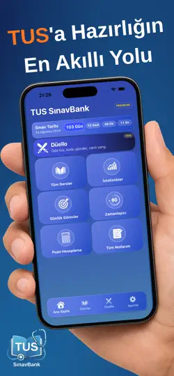 TUS SınavBank 2026 iPhone Ekran Görüntüsü 1