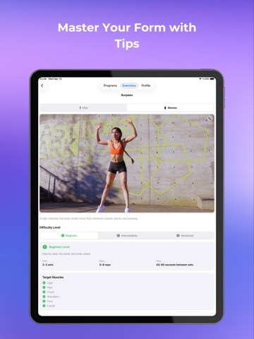Titan Fit: Home & Gym iPad screenshot