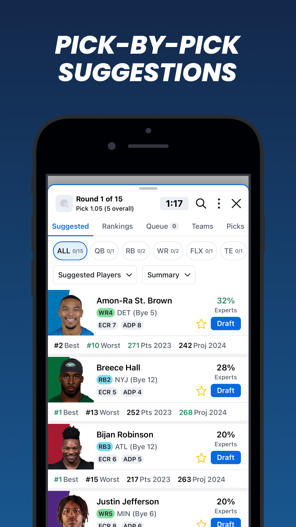 Fantasy Football Draft Wizard screenshot 4