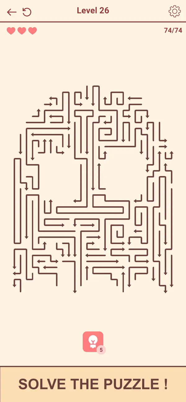 Screenshot #1 pour Arrow Pass : Tap Escape Puzzle